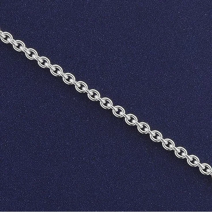trendor Feine Ankerkette 925 Silber, 1,1 mm, zeitloser Halsschmuck für Damen, Herren und Kinder, 36 cm ohne Anhänger – Bild 3
