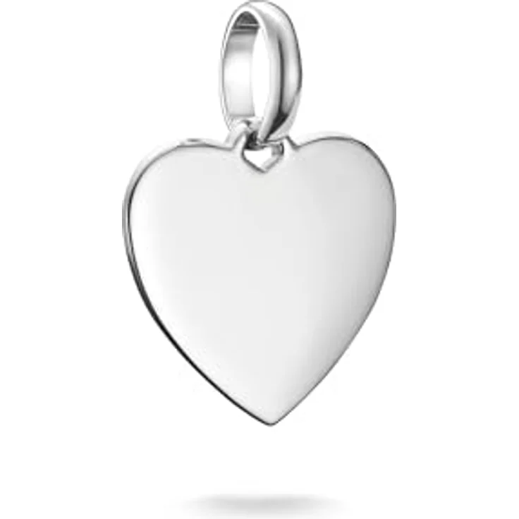 Thomas Sabo Charm Club Connect Charm-Anhänger Herz aus recyceltem 925 Silber mit filigraner Öse, CC1272-001-21 – Bild 1