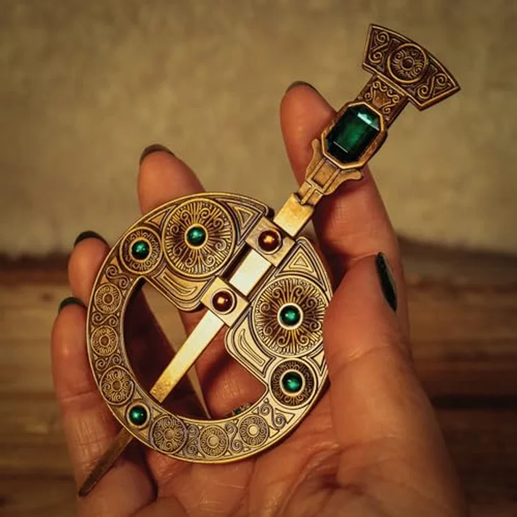 FaNaTtik The Witcher Renfri's Brosche Metall Replik, Limited Edition (2019), nummeriertes Sammlerstück, zweiteiliges Design, 160 mm x 80 mm – Bild 3