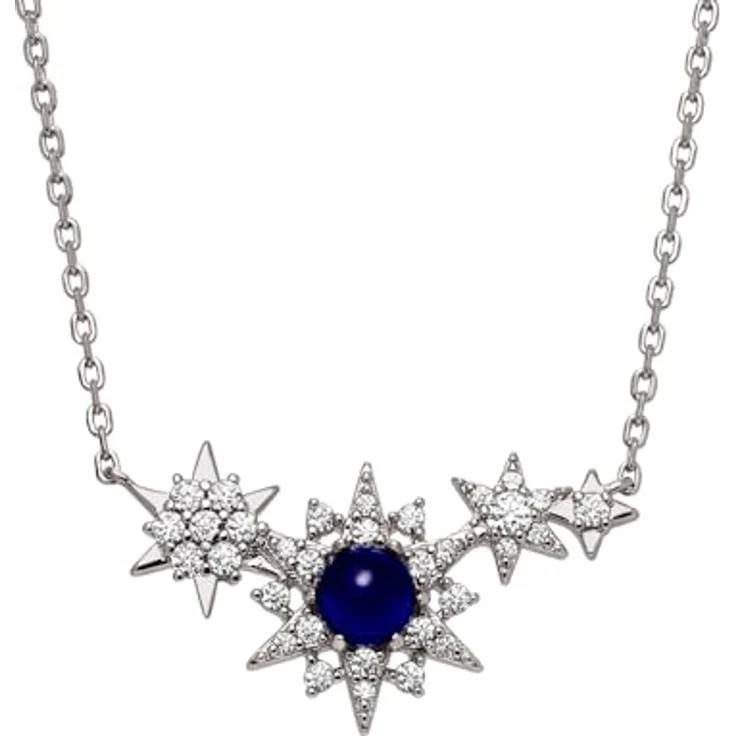 Emporio Armani Halskette für Damen, Sterlingsilber, Poliertes Finish, Länge: 350 mm + 70 mm, Breite: 23,3 mm, Karabinerverschluss, Silberfarben – Bild 3