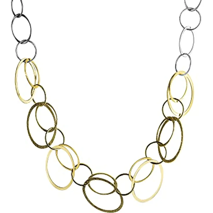 Celesta Damen-Halskette 925 Sterling Silber, 45 cm, diamantiert, weiß, anlaufgeschützt