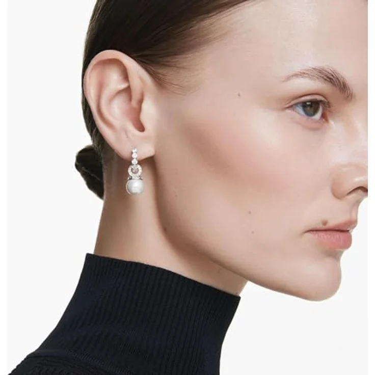 Swarovski Creolen Matrix 5691716, elegante Ohrringe aus funkelndem Kristall – Bild 5