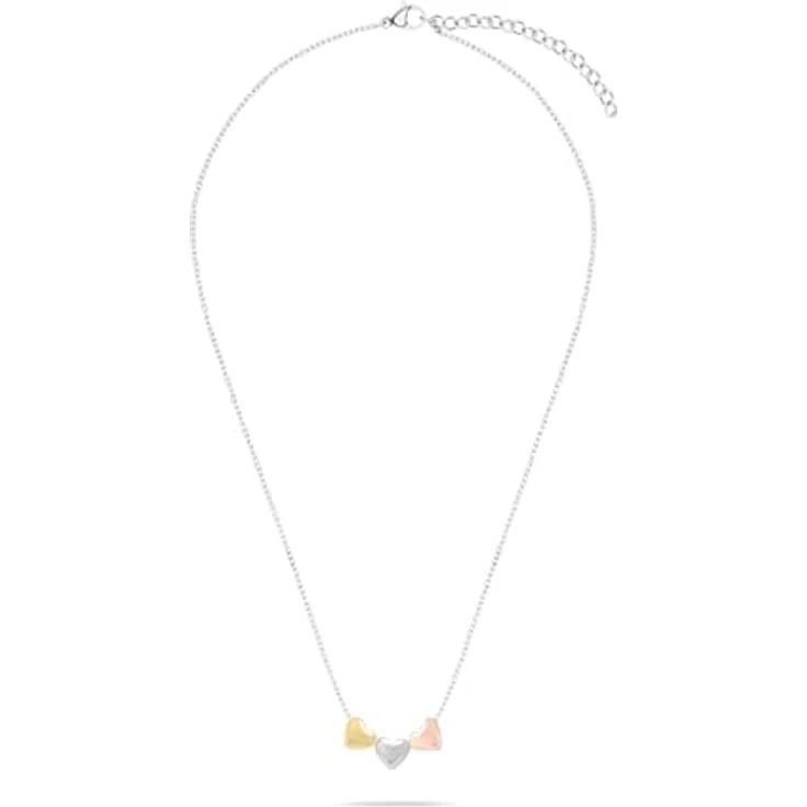s.Oliver Necklace - Elegante Ankerkette aus poliertem Edelstahl - Silber - 40 cm - wasserfest & hautfreundlich – Bild 3