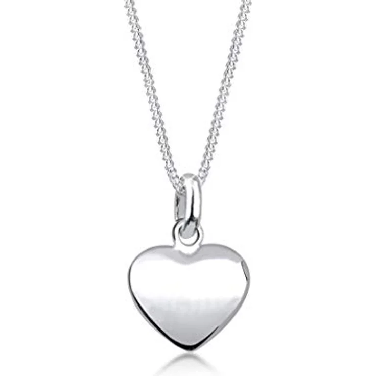 Elli Halskette Damen Herz Anhänger Klassisch Filigran in 925 Sterling Silber, handgefertigt und anlaufgeschützt – Bild 1