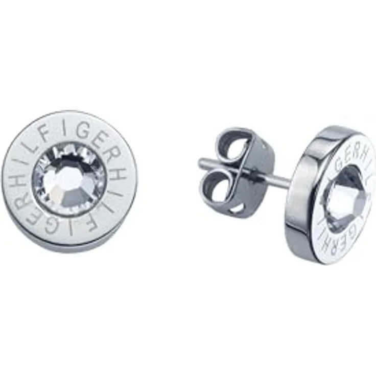 Tommy Hilfiger HOLIDAY TREND Ohrstecker, Edelstahl mit Kristallstein, dezent und elegant