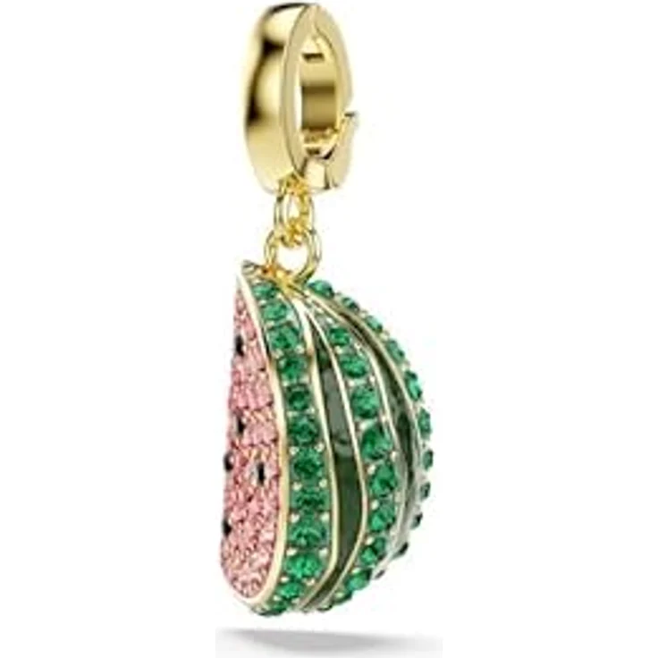 Swarovski Idyllia Charm, Mehrfarbige Wassermelone mit Goldlegierungsschicht und verschiedenen Schliffen – Bild 3
