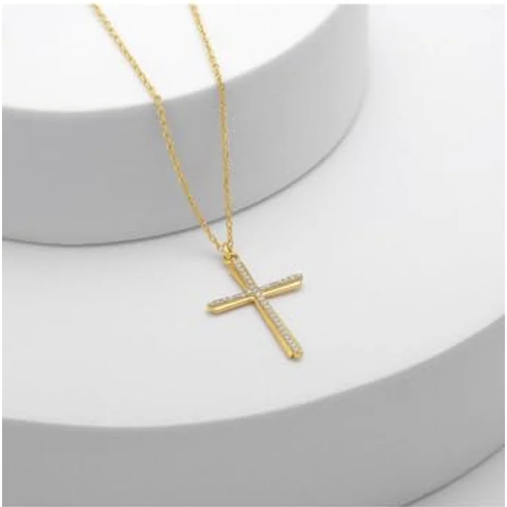 CHRIST Herren-Halskette 925er Silber, mit recyceltem Zirkonia, One Size – Bild 3