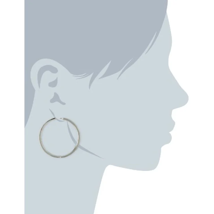 Boccia Damen-Creole Titan (Pr) Scharn. 0508-01, reintitan, hautverträglich, antiallergisch, 40mm Durchmesser, 2,5mm Breite – Bild 2