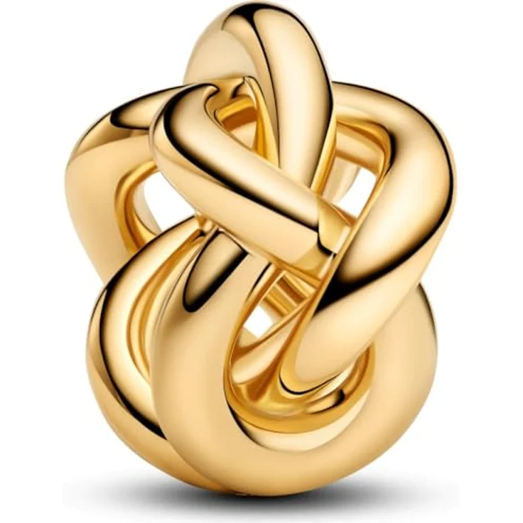 PANDORA Moments Unendlichkeitsknoten Charm, 14K vergoldetes Sterling Silber, kompatibel mit Moments Armbändern, 793755C01 – Bild 2