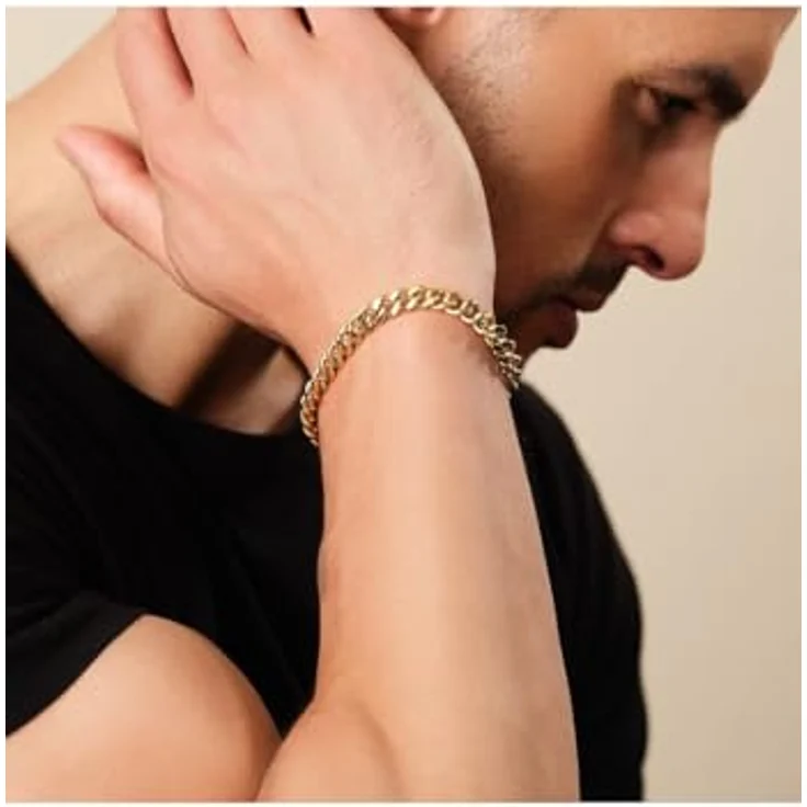 FAVS Herren-Armband Edelstahl, zeitloses Design, One Size, 89016533 – Bild 4