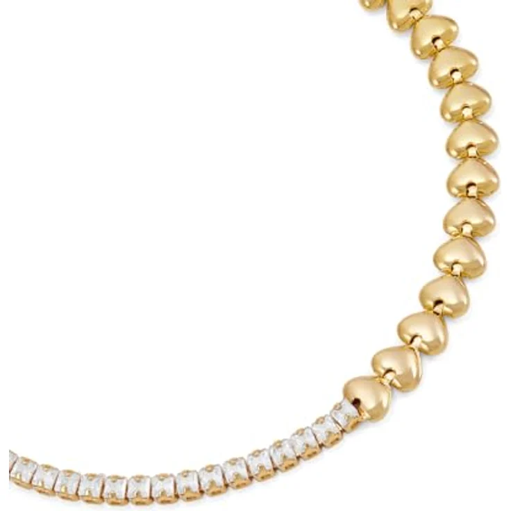 Fossil Sutton Damen Armband, goldfarbener Messing mit poliertem Finish, 165 mm Länge – Bild 2