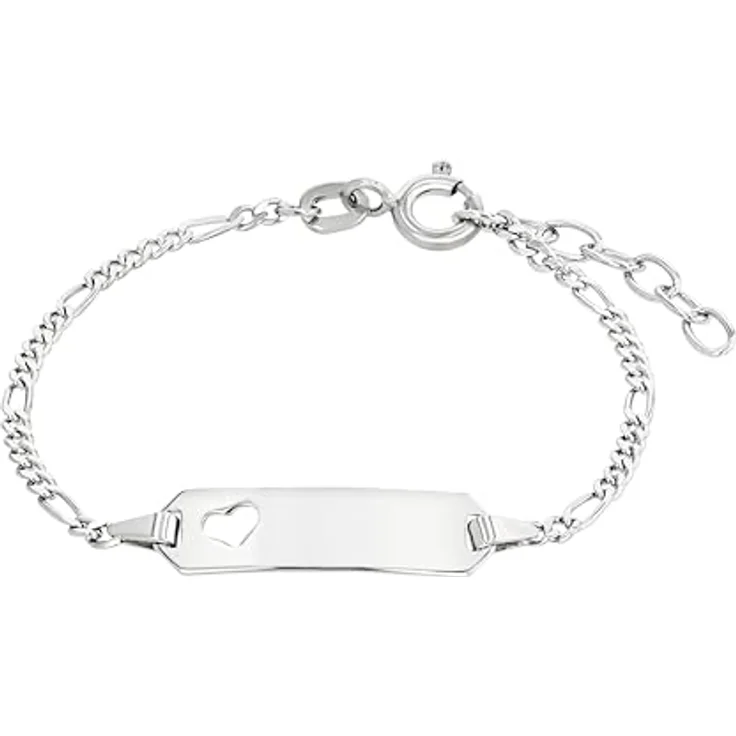 Amor Armband für Mädchen, Sterling Silber 925, verstellbar (12 cm + 2 cm) – Bild 1