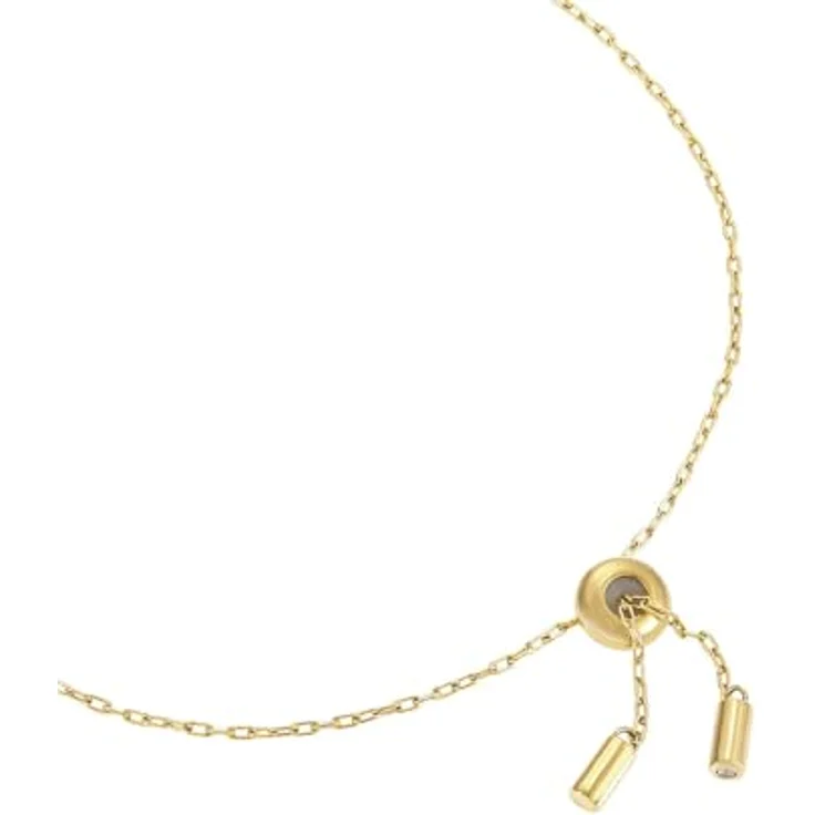 Fossil Merrit Damen Armband, goldfarbener Edelstahl mit polierter Oberfläche, 21,6 cm Länge – Bild 4