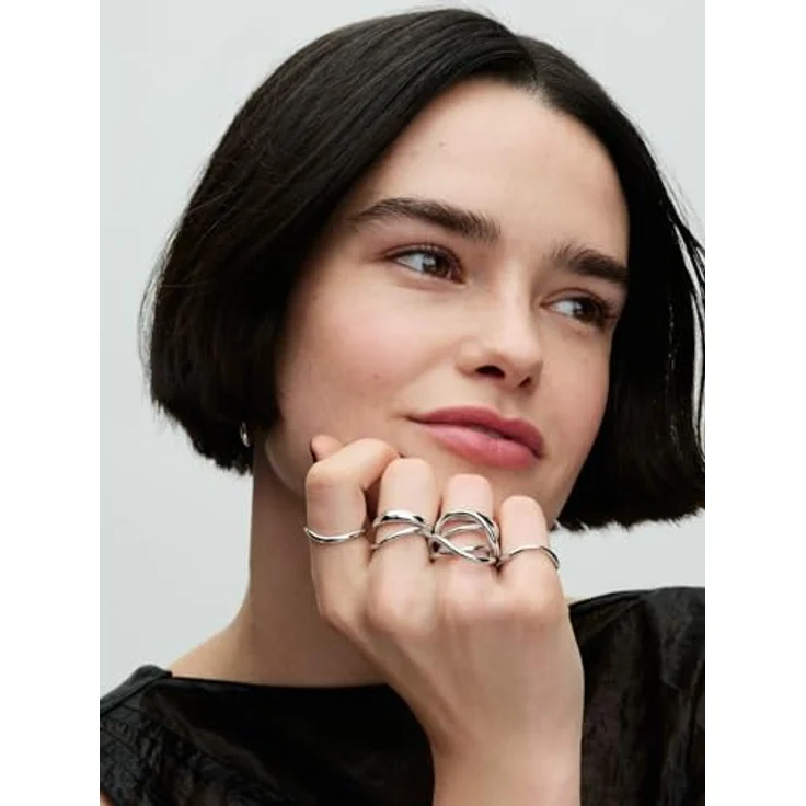 Pandora 193318C00 Damen-Silbering Unendlichkeit aus 925 Sterlingsilber, organisch geformt, Breite Ringkopf 7,5 mm – Bild 6