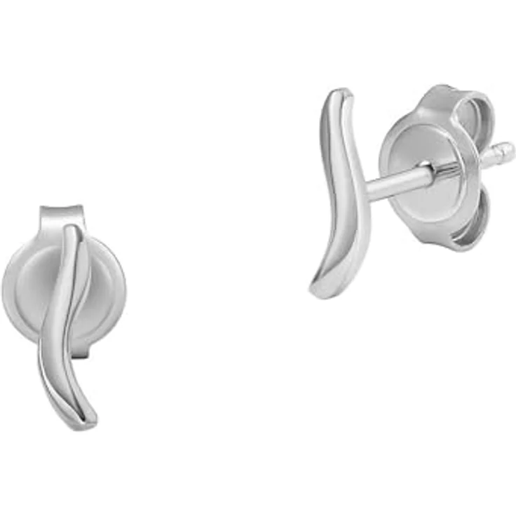 SKAGEN KARIANA ESSENTIAL WAVES, Paar Ohrstecker aus Edelstahl mit nordischem Design – Bild 1