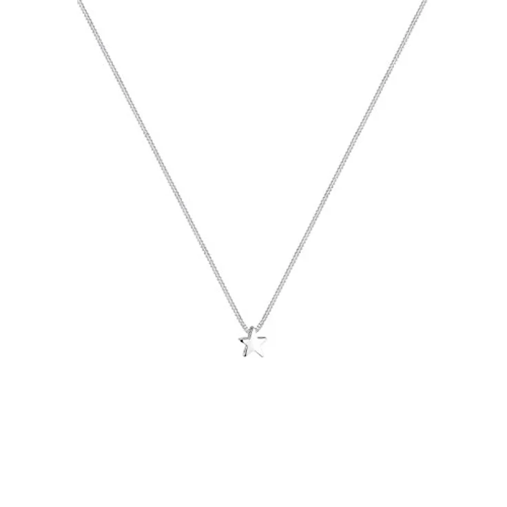 Elli Halskette Damen Stern Anhänger Filigran Astro, 925 Sterling Silber, handgefertigt, anlaufgeschützt, stilvolles Design – Bild 2