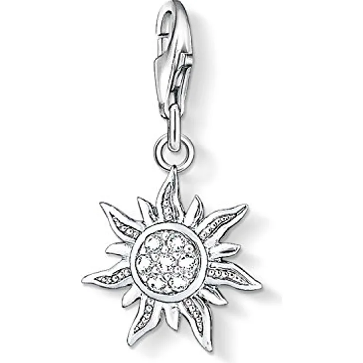 Thomas Sabo Damen-Anhängerclips 1040-051-14, Charm aus 925er Sterlingsilber mit Karabinerhaken für Bettelarmbänder und Ketten