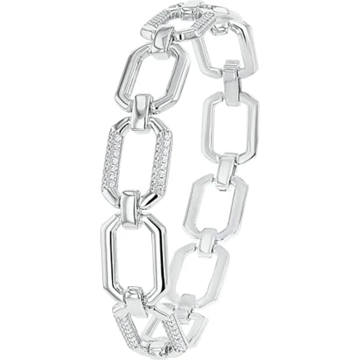 JOOP! Armband aus 925 Sterling Silber mit Zirkonia, 17,2 cm, Fantasiegliederung, Bajonettverschluss – Bild 1