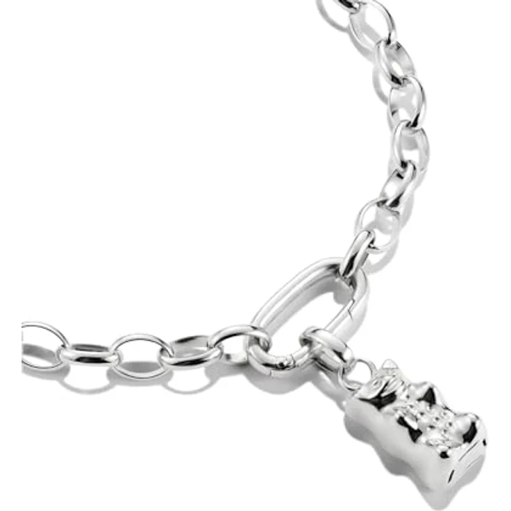 THOMAS SABO Charm-Einhänger THOMAS SABO x HARIBO Goldbär, 925er Silber mit 18k Vergoldung, Charm - Connect – Bild 2
