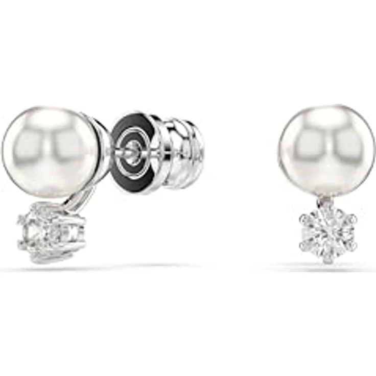 Swarovski Ohrstecker Matrix 5694225, Metall-Ohrstecker mit klaren weißen Kristallen für jeden Look – Bild 2