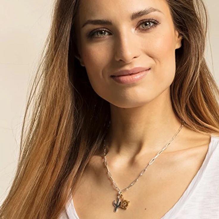 Thomas Sabo Damen Charm-Anhänger Vintage Kompass, 925 Sterling Silber mit Karabinerhaken, passend zu Charm-Armbändern und Ketten – Bild 2