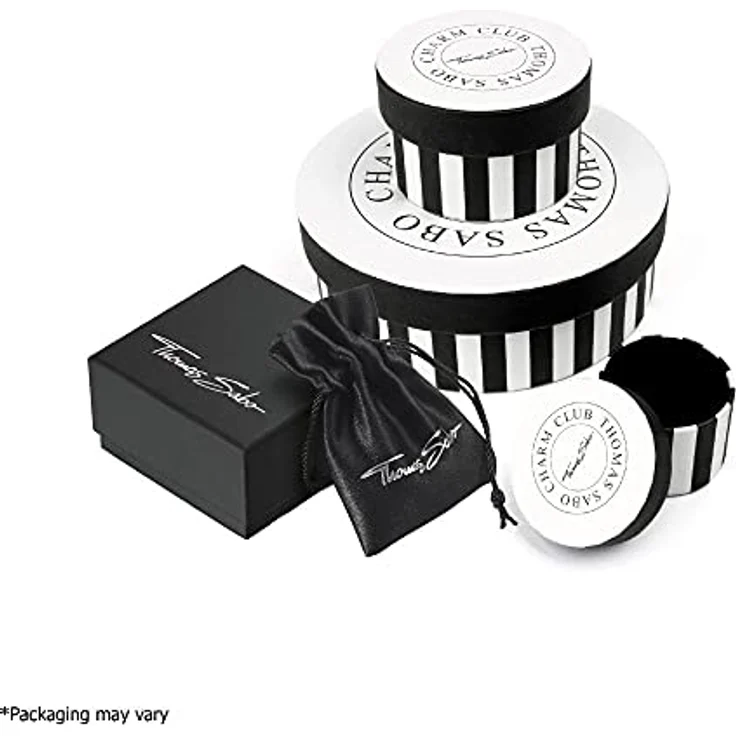 THOMAS SABO Damen Armband mit weißen Süßwasserzuchtperlen und Gravur-Steg aus 925er Sterlingsilber, verstellbar von 16cm bis 19cm, A2042-082-14-L19V – Bild 2