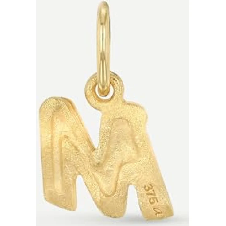 Amor Motivanhänger "M", Unisex Anhänger aus 375 Gold, 1,3 cm, in Geschenkbox – Bild 3