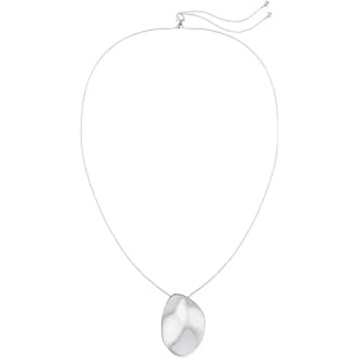 Calvin Klein CK Reflect Damen Halskette aus Edelstahl, asymmetrisches Design, 660 mm verstellbar – Bild 1