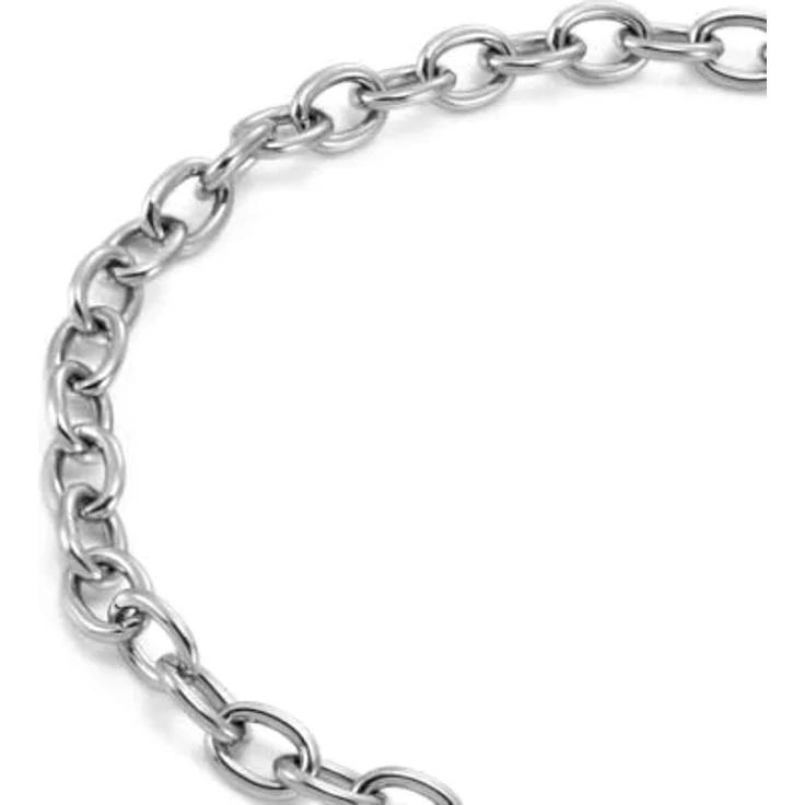 Diesel Herren-Armband Sonic Silber, Edelstahl mit poliertem Finish und Knebelverschluss – Bild 4