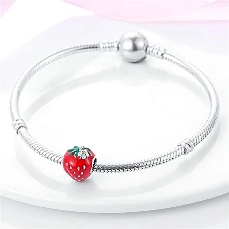 Pandach Charm Anhänger 925 Sterling Silber mit Zirkonia-Steinen, kompatibel mit europäischen Armbändern und Halsketten für Frauen und Mädchen – Bild 3