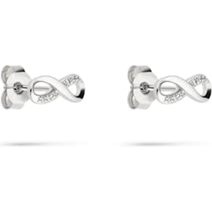 s.Oliver Ohrstecker, Elegante Ohrringe aus poliertem 925er Sterlingsilber, silber, wasserfest & hautfreundlich – Bild 1