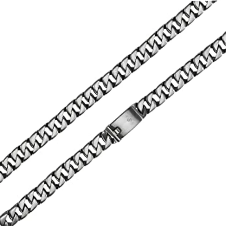 FAVS Herren-Halskette Edelstahl, 60 cm lang, 1,3 cm breit, Geschenkbox inkludiert, Modell 88323254 – Bild 2