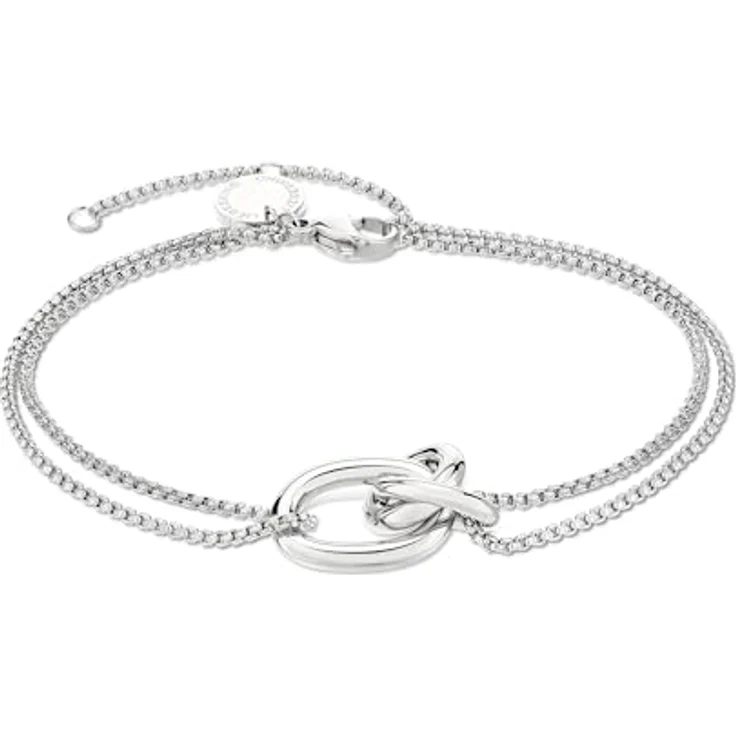 Liebeskind Berlin Armband LJ-1505-B-21, Edelstahl Venezianerkette, 21 cm, Silber, Karabinerverschluss – Bild 1