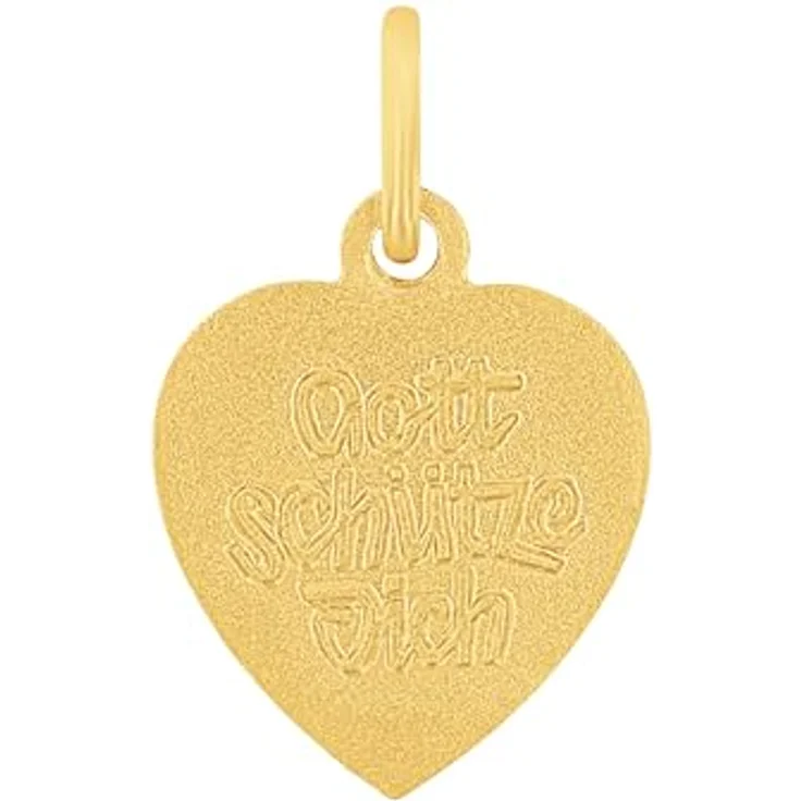 Amor Motivanhänger Damen Anhänger, Engel, 375 Gold, kommt in Schmuck Geschenk Box, 2013493 – Bild 3