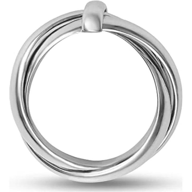 JETTE Damenring 925er Silber, Breite 1,07 cm, Durchmesser 24,5 mm, Geschenkbox enthalten – Bild 4