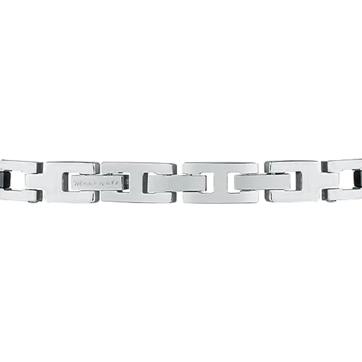 Maserati Ceramic Herren Armband aus Stahl und Keramik, IP Gelbgold, 22cm mit Clip-Verschluss - JM422ATZ16 – Bild 3