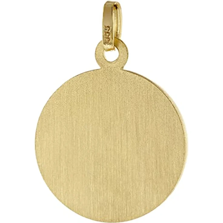 trendor Schutzengel Anhänger Ø 18 mm Gold 333 an goldplattierter Venezianerkette, elegantes Schmuckstück für Damen und Herren, 45 cm, hochwertige Geschenkidee – Bild 2