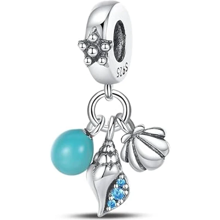 LNQOBU Glow in the Dark Glühwürmchen Charm Anhänger, 925 Silber farbwechselndes Chamäleon Bead Charms für Damenarmbänder und Halsketten – Bild 2