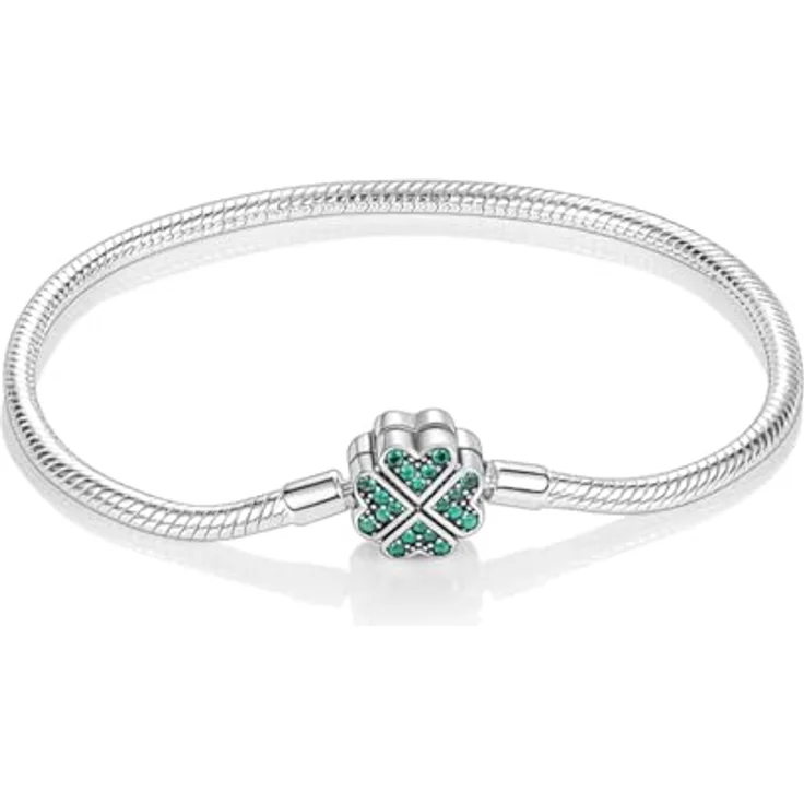 Pandach Damen Armband 925 Sterling Silber, Schlangen-Gliederarmband für empfindliche Haut, perfektes Geschenk für Valentinstag, Muttertag, Geburtstags- und Weihnachtsfeiern – Bild 1