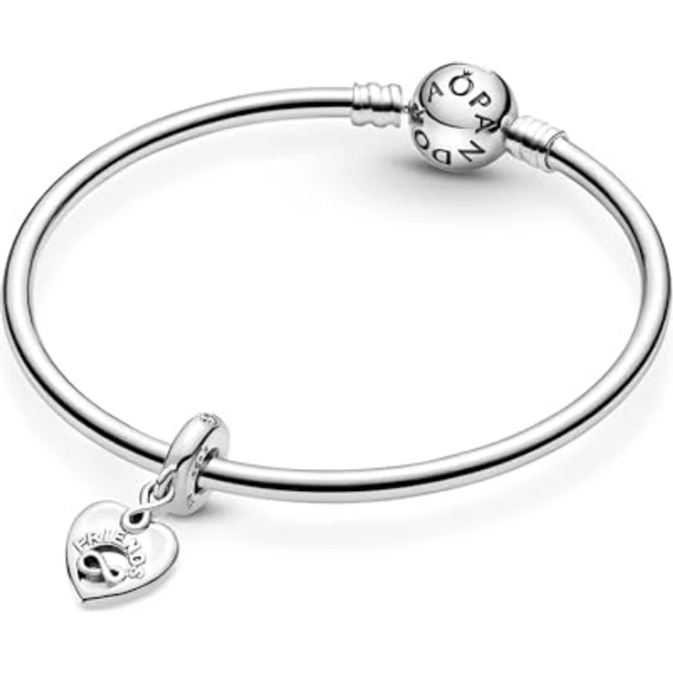 Pandora Charm-Einhänger 799294C01, Freunde für immer, aus Sterling Silber mit Zirkonia, Herzmotiv und Unendlichkeitssymbol – Bild 5