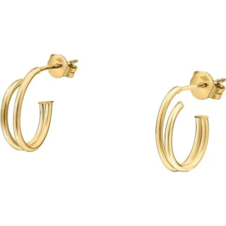 CHRIST Damen-Ohrstecker 585er Gelbgold, zeitloses Schmuckdesign, One Size