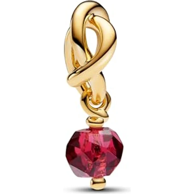 Pandora Charm Sternzeichen PANDORA MOMENTS, Charm-Anhänger mit Geburtsstein aus Sterlingsilber – Bild 2