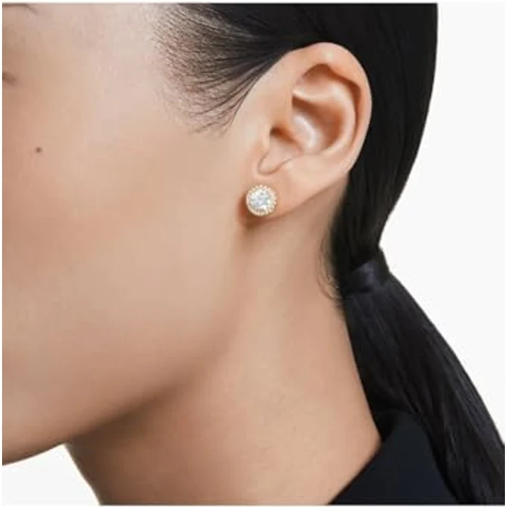 Swarovski Ohrstecker Una 5686637 mit Swarovski-Kristall-Besatz, vergoldet in Gelbgold – Bild 5