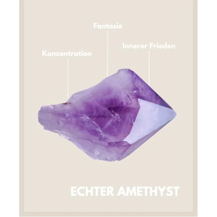 GD GOOD.designs Amethyst Armband Damen mit facettierten 4mm Edelstein Perlen und 925 Silber Perle | Elastisches Naturstein Armband für Handgelenke 15-19 cm | Inkl. Geschenkbeutel – Bild 2