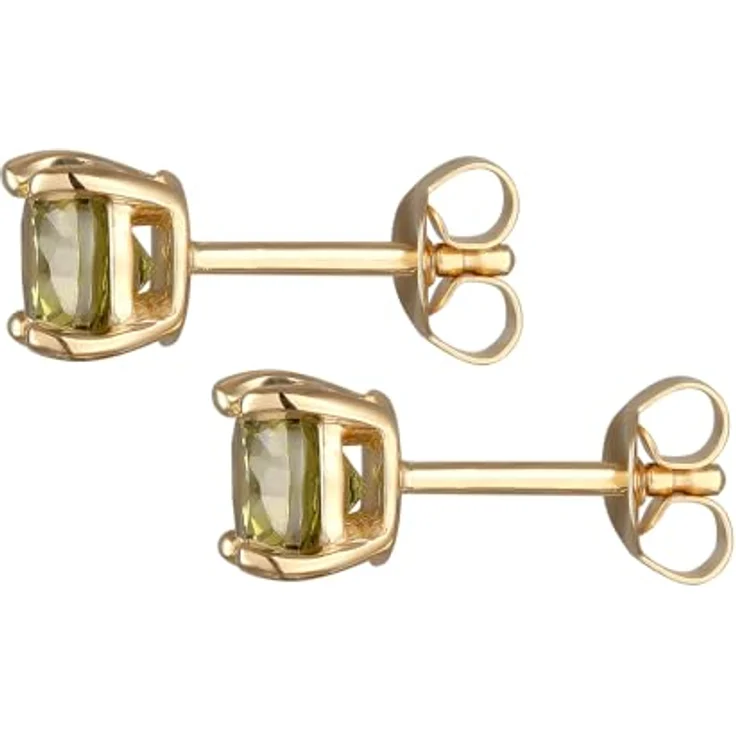 Kuzzoi Herren Ohrringe Ohrstecker Rund (6 mm) mit grünen Zirkonia aus 925 Sterling Silber, zeitloser Ohrschmuck für den Mann – Bild 3