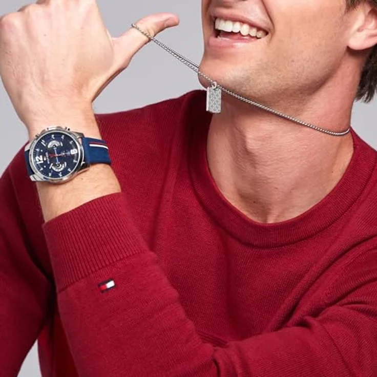 Tommy Hilfiger Jewelry Halskette für Herren aus Edelstahl, 61 cm, mit graviertem Logo und Karabinerverschluss - 2790359 – Bild 4