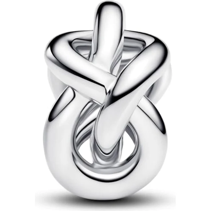 PANDORA Moments Unendlichkeitsknoten Charm, Sterling Silber, Symbol der Verbundenheit und Belastbarkeit, kompatibel mit Moments Armbändern, 793755C00 – Bild 2