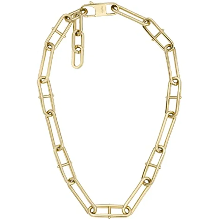 Fossil Halskette Heritage, Gold-Edelstahl, Länge 23 mm, Hummerverschluss, JF04102710