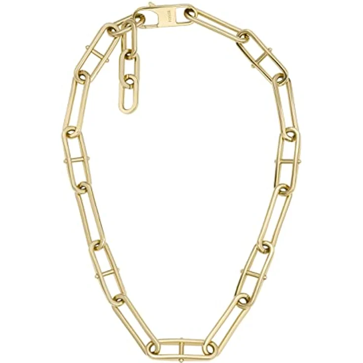 Fossil Halskette Heritage, Gold-Edelstahl, Länge 23 mm, Hummerverschluss, JF04102710 – Bild 1