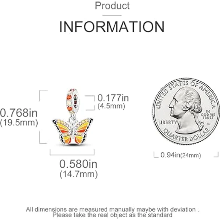 TINSLO Charm Anhänger Damen, 925 Sterling Silber mit Zirkonia-Steinen, kompatibel mit Pandora Armbänder und Halsketten, ideales Geschenk für Frauen und Mädchen – Bild 5